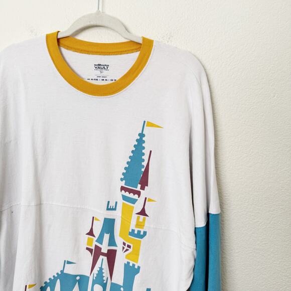 [Disney] White Vault Collection 50th Anniversary Spirit Jersey Long Sleeve Sz XL - Picture 7 of 12